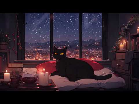 Cozy Winter Night ❄️ Lofi ambient music [Chill Music ~ Lofi Beats To Chill / Relax To]