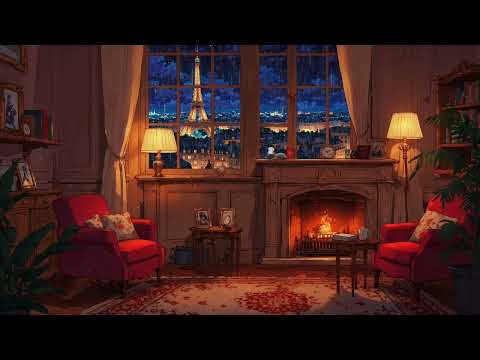 Ratatouille Ambient Music with Rain And Crackling Fire | PIXAR | Relax, Study, Sleep and Cook