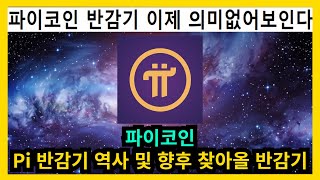 파이코인 Pi 반감기 역사 및 향후 찾아올 반감기
