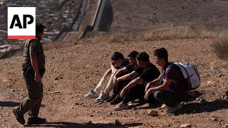 AP shows what it's like near the US-Mexico border in San Diego