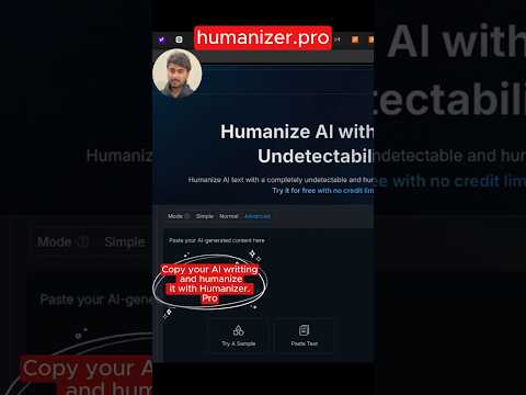 Humanizer.Pro can rewrite AI-generated essays to make them undetectable by AI detectors.#shorts