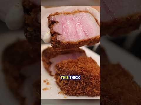 Japan's Thickest Pork Cutlet Ever!
