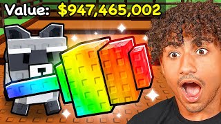 Spending $8,452,726 For A Racoon ARMY In Grow A Garden