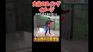 大谷翔平が語る打撃理論 スイングイメージは？ #野球 #プロ野球 #高校野球  #baseball #メジャー #ドジャース