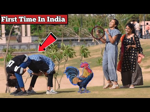 Funny Poses Prank on cute girls 😂(मुर्ग़ा Poses Prank) || Jaipur entertainment