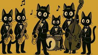 Black Cats’ Cozy Groove: Retro Jazz & Deep Bass to Relax and Work