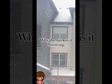 WHY IS IT SNOWING AGAIN?? #omori #snow #idkwhattoputhere #idk #random #basil #kel #pleaselike