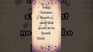 I Sing Because There’s a Story  🎶📖 #MaryChapinCarpenter #MusicWithMeaning #SongsThatTellStorie