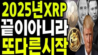 비트코인 도지코인 리플코인  🔥2025년 XRP 끝이 아니라 또다른시작 🔥