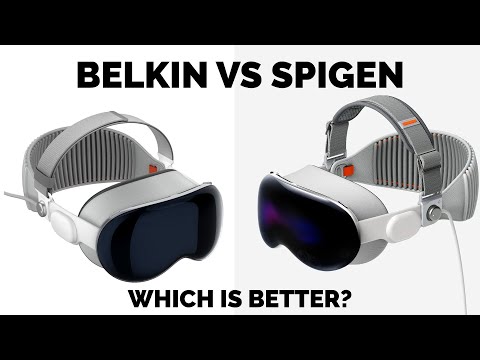 Belkin vs Spigen Head Straps for Apple Vision Pro
