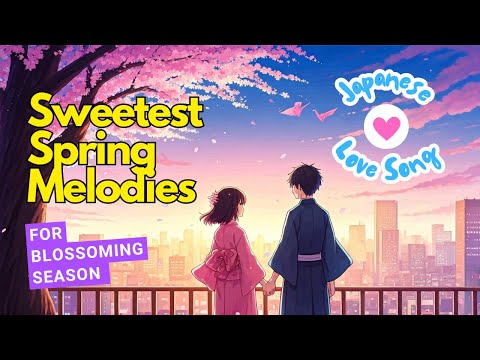 🔴 Sweetest Spring Melodies 💖Japanese Love Songs for a Blossoming Season