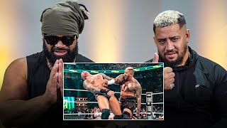 Jacob Fatu & Solo Sikoa react to Bloodline Money in the Bank tag match: WWE Playback