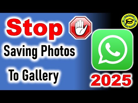 How To Stop WhatsApp Photos Going Into Gallery | Stop WhatsApp Saving Photos To Gallery