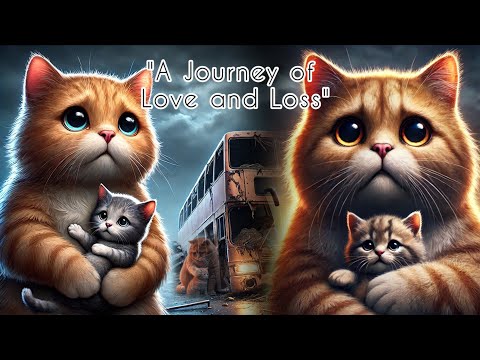 "Heartbreaking Journey of an Orange Cat & Kitten | From Bus Ride to Rescue"