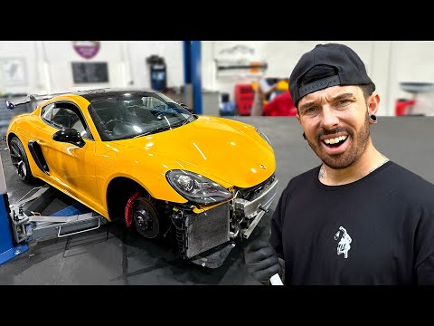 FIXING MY WRECKED PORSCHE CAYMAN S... AGAIN!
