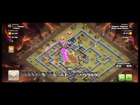 I'm pro player now😂😂 th14 to th16 attack 🥳