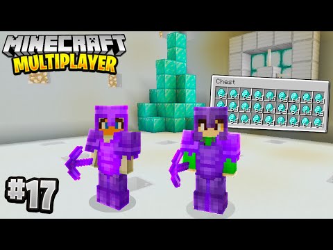 HIDDEN DIAMOND VAULT in Minecraft Multiplayer Survival! (Episode 17)