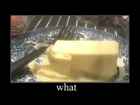 Butter with a fork