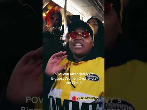 Biggest all women cypher in NYC history 🗽 #rapmusic #hiphopmusic #nyc