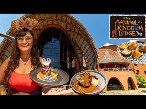 Sanaa NEW EASTER MENU 🌷 Disney World Animal Kingdom Lodge food review 2025