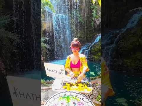 #thailand #travel #music #dj #waterfall #temple #sunset #nature #femaledj #relax #meditation