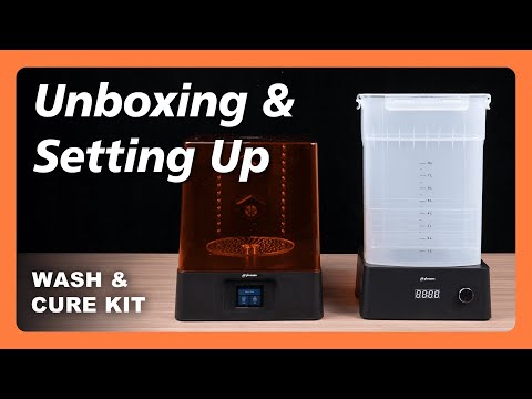 Wash&Cure Kit - Unboxing & Setting Up - Phrozen LCD 3D Printer