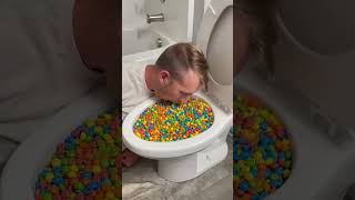 Candy from the Toilet? Big Regret! 🤢🍬 #shorts