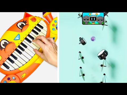 Incredibox Sprunki With MARBLE vs REAL instruments!