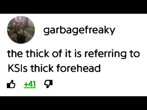 KSI 'Thick Of It' But the Internet ROASTS his Lyrics