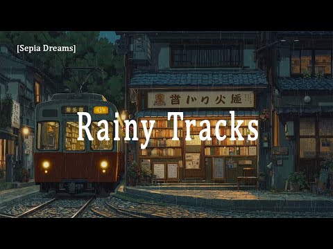 Rainy Tracks 🌨 Lofi playlist for relaxation and peace | Stories told through rain