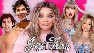 Taylor Swift SUES Trisha & David Dobrik FAKED His Body Transformation? | Just Trish Ep. 145