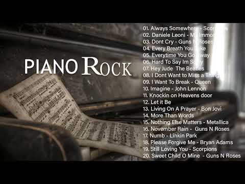 Rock Instrumental Music - Acoustic Piano covers of rock popular songs