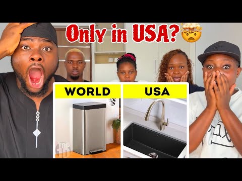 11 Common Things That Don't Exist Outside the USA | FAMILY REACTS |