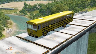 Mobil vs Trembling Bridge #1 - BeamNG Drive