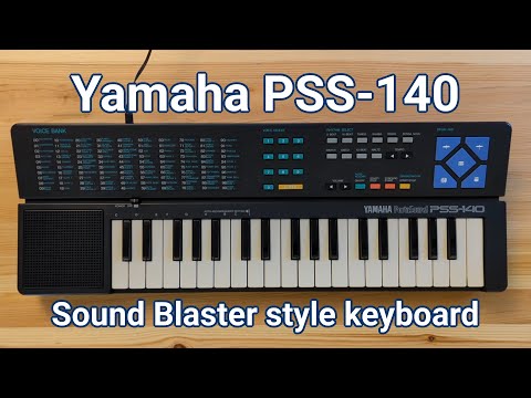 The Yamaha PSS-140 - a vintage keyboard that sounds like a Sound Blaster card