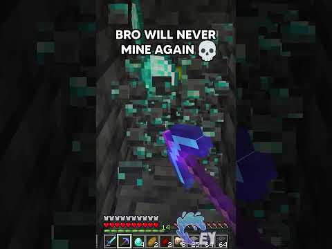 Don’t Look Back When Mining in Minecraft…