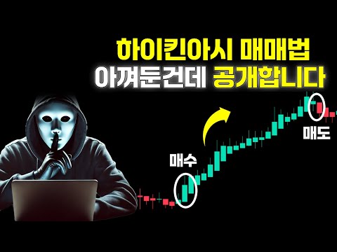 하이킨아시 스윙 매매법! 죽어라 이것만 하세요