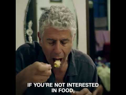 It really is. Who else is like this? 🙋🏻‍♀️ #restaurantmarketing #anthonybourdain #foodielife