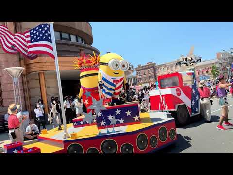 UＳＪユニバーサル・サマ〜パレード〜ウィ・アーワン2020・8・15・11時からスタート地点からお見送りまでSOFT BANK iPhoneＸＳ撮影にて