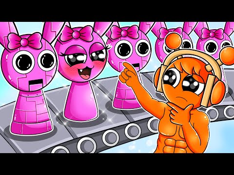 Robot Pinki Factory! Which Pinki Is Real? Oren’s Toughest Choice! | Incredibox Sprunki Animation