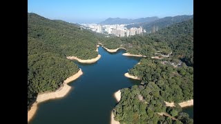 DJI Spark 金山郊野公園九龍水塘, 九龍副水塘. 石梨貝水塘