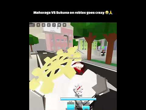 Sukuna VS Mahoraga on roblox ‼️🔥 @Zenos.1s