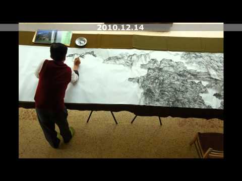 留法畫家于傳騏老師 2011 年個展作畫紀錄 (2010.12.23 更新、未完待續)