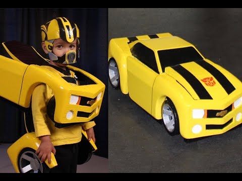Bumblebee Costume DIY Tutorial Part 1 of 4 - Best Transformers Costume Ever