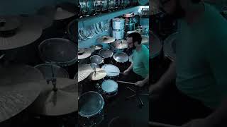 Funky Drum Groove With Linear Fills #shorts #drums #drummer #drumming #groove #linearfills