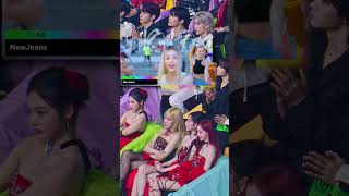 NCT DREAM 팬들 함성에 깜짝 놀란 카리나 에스파 aespa Reaction  @231202 2023 mma 멜론뮤직어워드