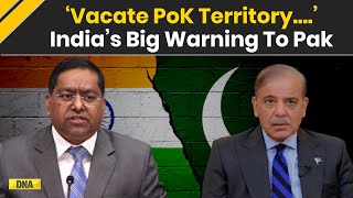 India Pakistan News: India Issues Stern Warning To Pakistan On Kashmir, Says, 'Vacate Illegally...'