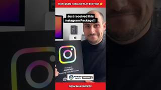 Instagram 1 Million PLAY BUTTON? 🤔 | YouTube Instagram Play Button Plaque Interesting Facts #shorts