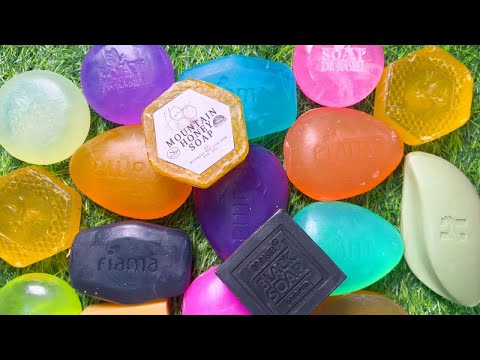 ASMR SOAP UNPACKING / Leisurely Unpacking Soap / ASMR soap opening no talking no music 🧼