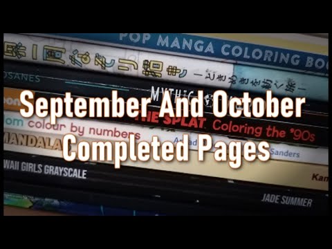 September And October Completed Pages